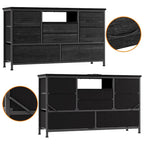 Meuble TV commode avec prise de courant et LED pour TV 55 pouces - 55 pouces