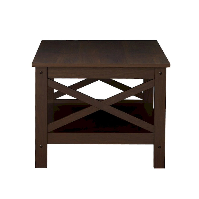 Table Basse de Ferme Moderne | Bois Massif | Accent Rustique pour Salon