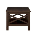 Table Basse de Ferme Moderne | Bois Massif | Accent Rustique pour Salon