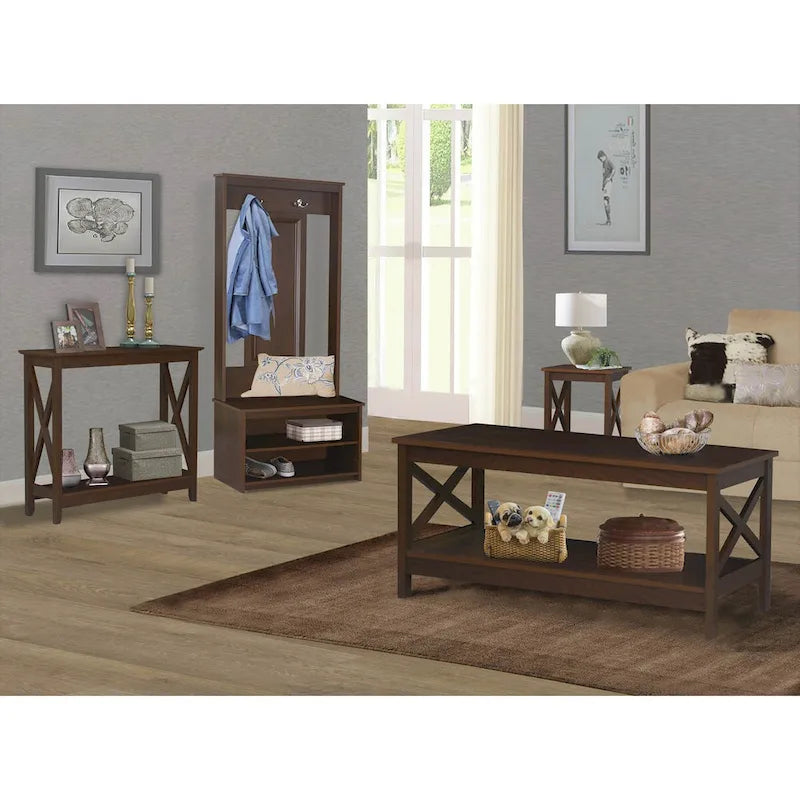 Table Basse de Ferme Moderne | Bois Massif | Accent Rustique pour Salon