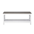 Table Basse de Ferme Moderne | Bois Massif | Accent Rustique pour Salon