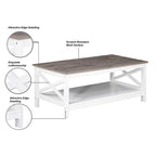 Table Basse de Ferme Moderne | Bois Massif | Accent Rustique pour Salon