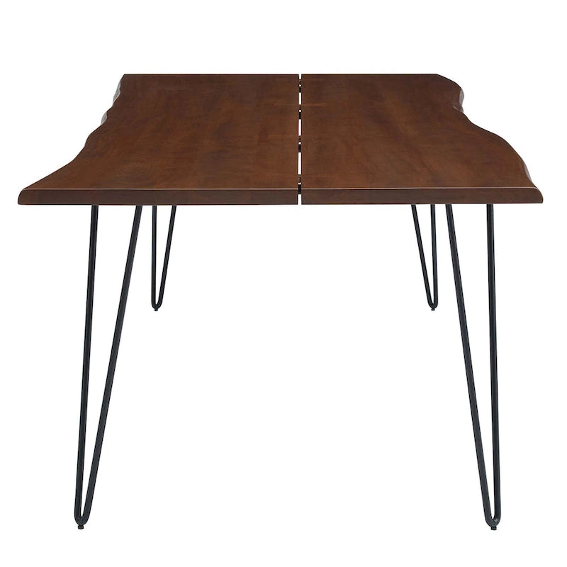 Table à manger en acacia de 96 po à bords naturels | Dalle naturelle | Pour 8 à 10 personnes