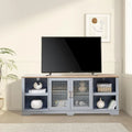 Meuble TV moderne de style ferme | Console de divertissement inspirée des granges