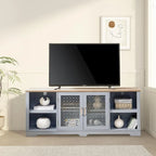 Meuble TV moderne de style ferme | Console de divertissement inspirée des granges