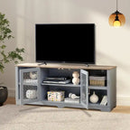 Meuble TV moderne de style ferme | Console de divertissement inspirée des granges