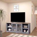 Meuble TV moderne de style ferme | Console de divertissement inspirée des granges
