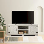 Meuble TV moderne de style ferme | Console de divertissement inspirée des granges