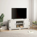 Meuble TV moderne de style ferme | Console de divertissement inspirée des granges