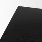 Table basse cascade en chêne noir et bois naturel | Salon moderne