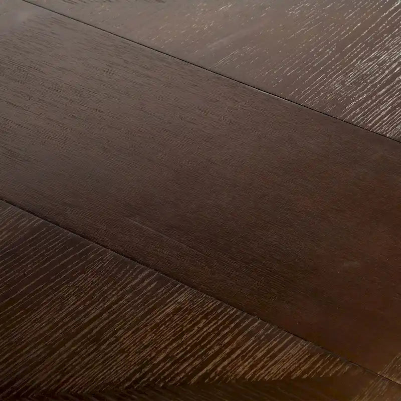 Table à manger extensible moderne en bois de 90 pouces avec rallonge de 18 pouces | Peut accueillir 8 à 10 personnes