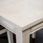 Table à manger extensible moderne en bois de 90 pouces avec rallonge de 18 pouces | Peut accueillir 8 à 10 personnes