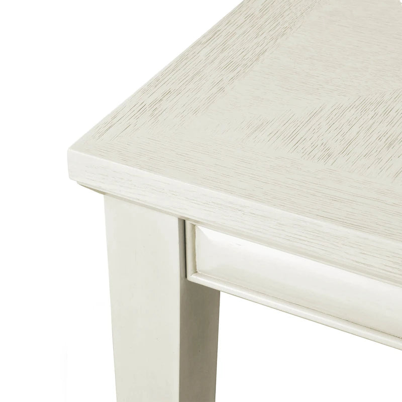 Table à manger extensible moderne en bois de 90 pouces avec rallonge de 18 pouces | Peut accueillir 8 à 10 personnes