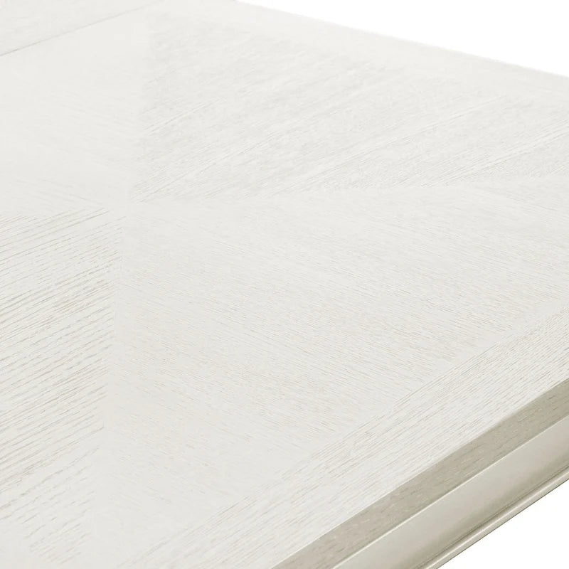 Table à manger extensible moderne en bois de 90 pouces avec rallonge de 18 pouces | Peut accueillir 8 à 10 personnes