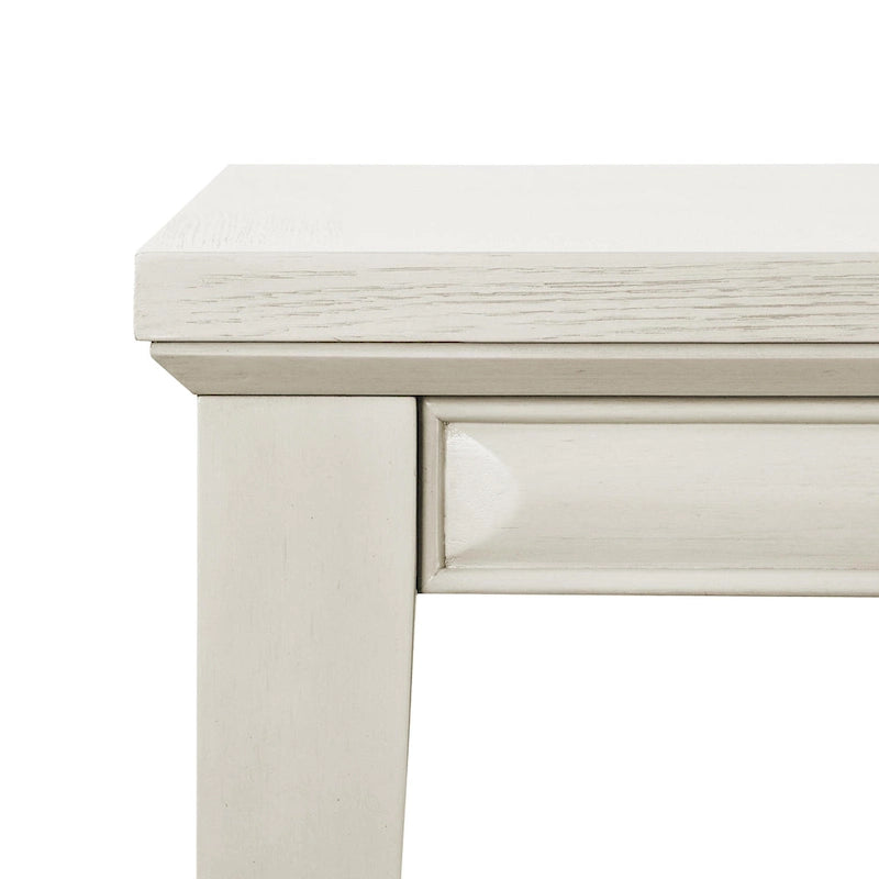 Table à manger extensible moderne en bois de 90 pouces avec rallonge de 18 pouces | Peut accueillir 8 à 10 personnes