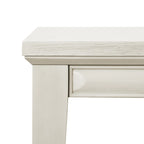 Table à manger extensible moderne en bois de 90 pouces avec rallonge de 18 pouces | Peut accueillir 8 à 10 personnes