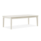 Table à manger extensible moderne en bois de 90 pouces avec rallonge de 18 pouces | Peut accueillir 8 à 10 personnes