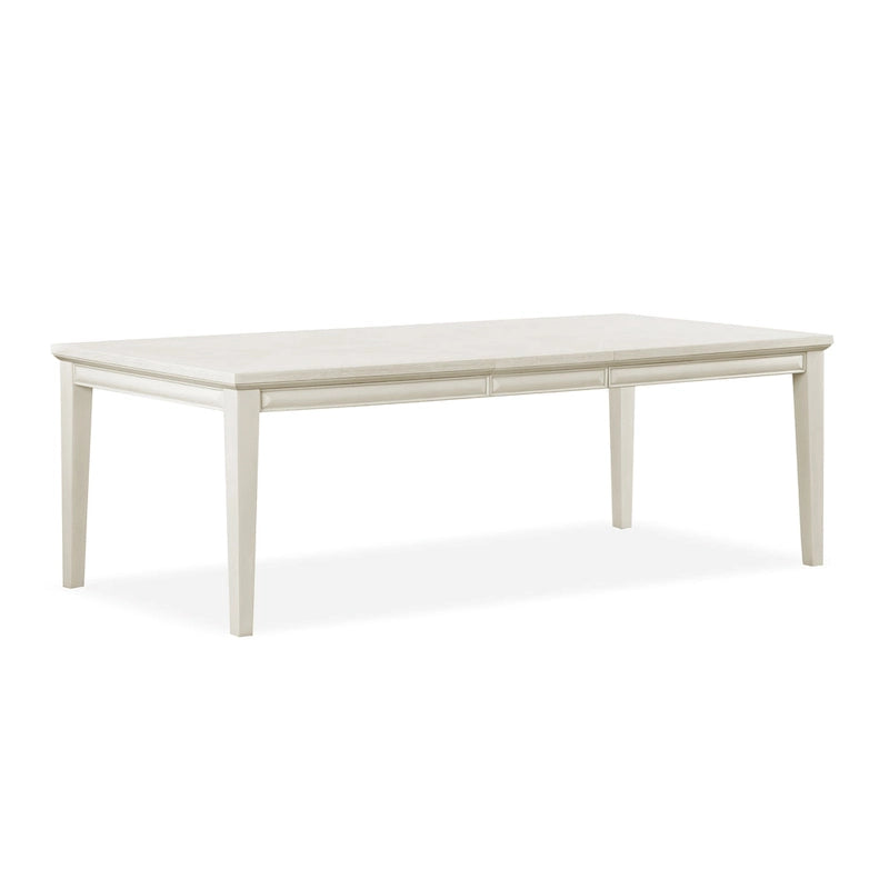 Table à manger extensible moderne en bois de 90 pouces avec rallonge de 18 pouces | Peut accueillir 8 à 10 personnes