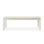 Table à manger extensible moderne en bois de 90 pouces avec rallonge de 18 pouces | Peut accueillir 8 à 10 personnes