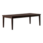 Table à manger extensible moderne en bois de 90 pouces avec rallonge de 18 pouces | Peut accueillir 8 à 10 personnes