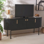 Buffet à 4 portes et meuble TV | 180 cm (L) x 46 cm (P) x 81 cm (H) | Rangement pour salon