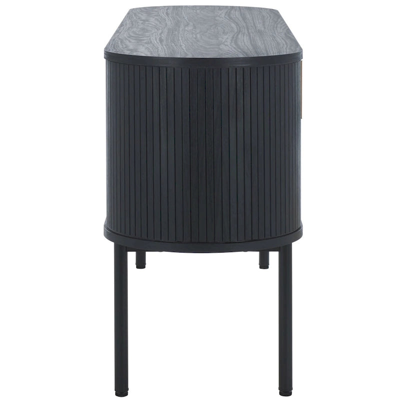 Buffet à 4 portes et meuble TV | 180 cm (L) x 46 cm (P) x 81 cm (H) | Rangement pour salon