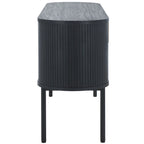 Buffet à 4 portes et meuble TV | 180 cm (L) x 46 cm (P) x 81 cm (H) | Rangement pour salon