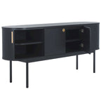 Buffet à 4 portes et meuble TV | 180 cm (L) x 46 cm (P) x 81 cm (H) | Rangement pour salon