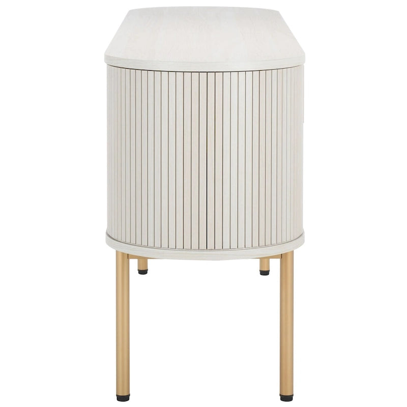 Buffet à 4 portes et meuble TV | 180 cm (L) x 46 cm (P) x 81 cm (H) | Rangement pour salon