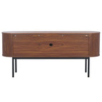 Buffet à 4 portes et meuble TV | 180 cm (L) x 46 cm (P) x 81 cm (H) | Rangement pour salon