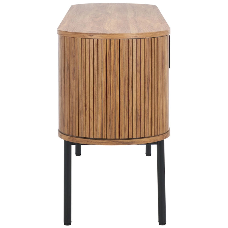 Buffet à 4 portes et meuble TV | 180 cm (L) x 46 cm (P) x 81 cm (H) | Rangement pour salon