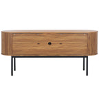Buffet à 4 portes et meuble TV | 180 cm (L) x 46 cm (P) x 81 cm (H) | Rangement pour salon